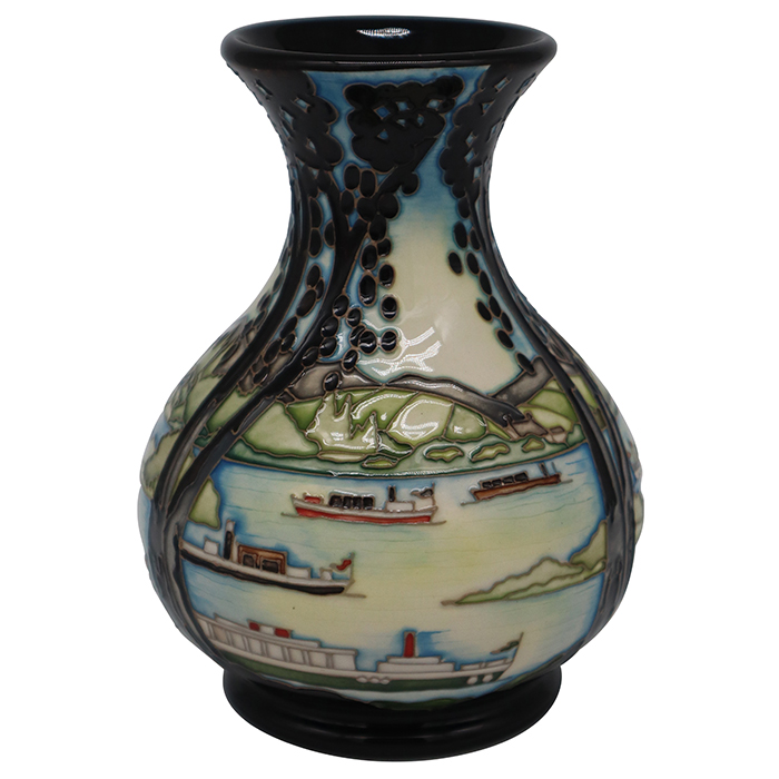 Lake Steamer - Vase